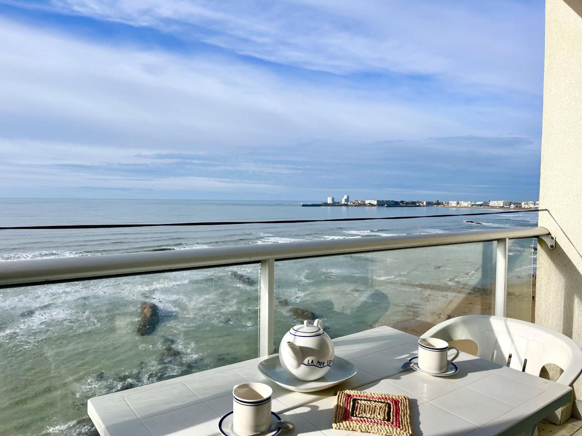 Joli Appartement Avec Vue Imprenable Sur La Baie Des Sables - 4 Pers Les Sables-dʼOlonne Buitenkant foto