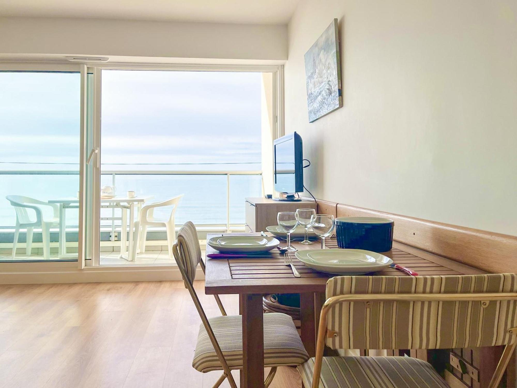 Joli Appartement Avec Vue Imprenable Sur La Baie Des Sables - 4 Pers Les Sables-dʼOlonne Buitenkant foto